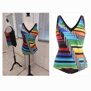 2/$50 Multicoloured Swimsuit - Size 1X (US16)